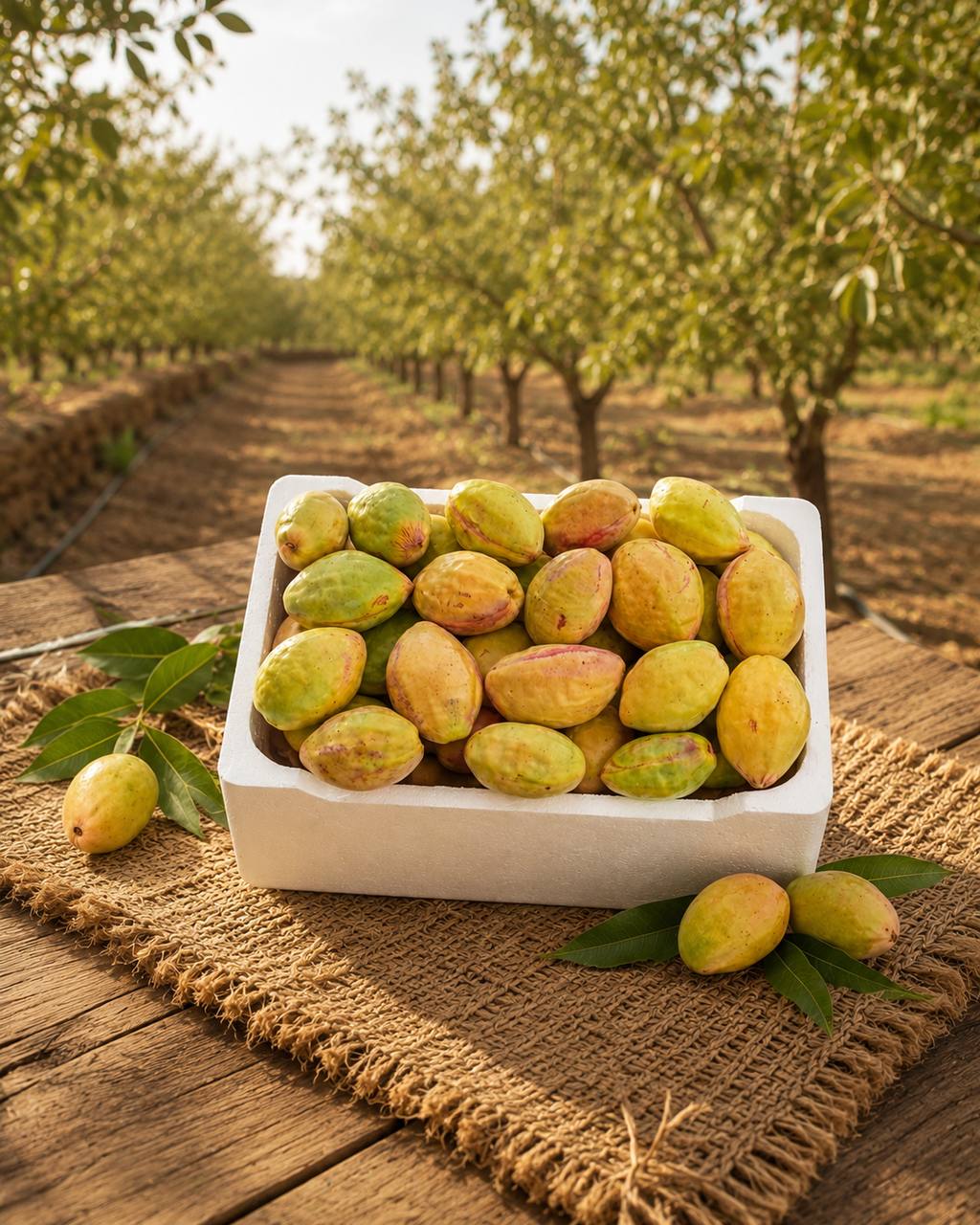 Yellow Tropical Almond