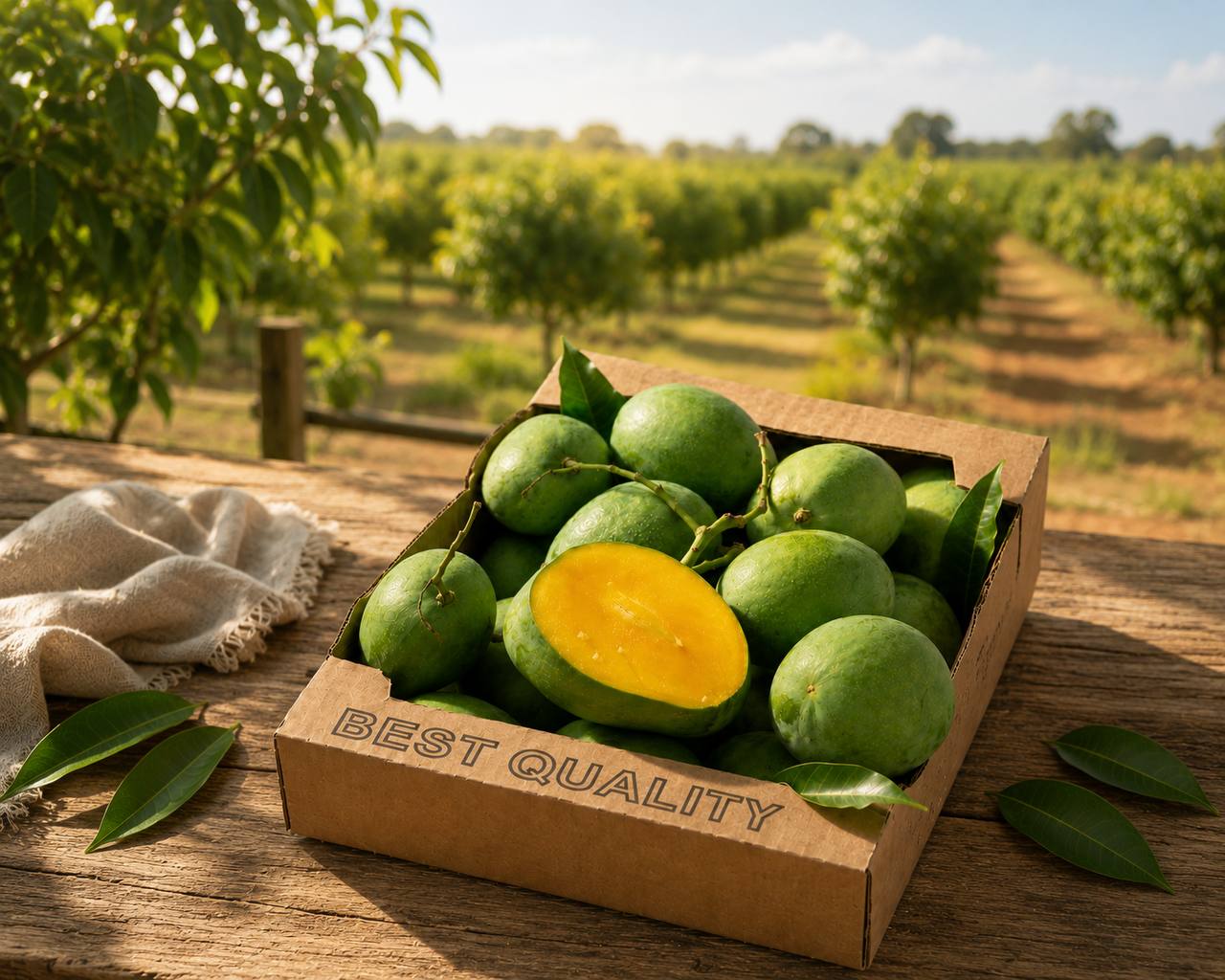 4 kg Sour Green Mangoes (Haddal)
